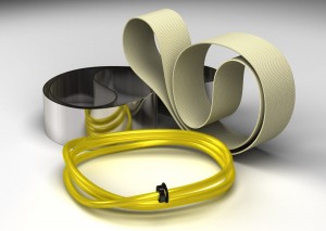 Corrosion Resistant Steel and Elastomer Belts